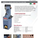 MEBRE101- BRAKE LINER RIVETTING MACHINE